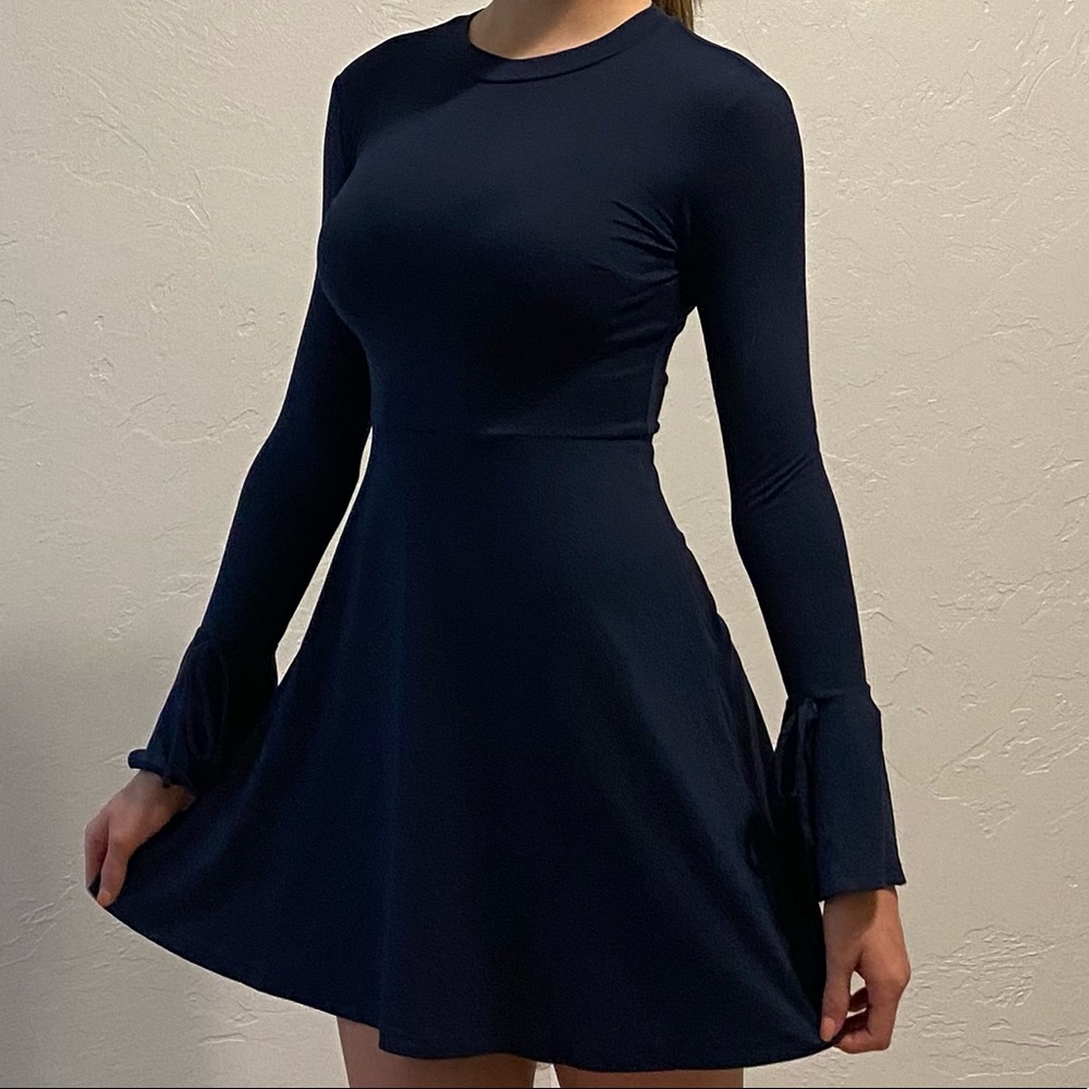 forever 21 flare sleeve dress